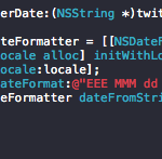 【iOS】Twitter APIの日付(created_at)をNSDateに変換する